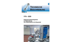 Ultrasonic Disintegration of Sewage Sludge (GSD) Brochure