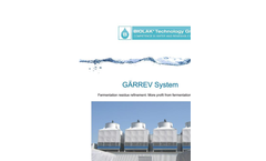 GÄRREV - Fermentation Residue Refinement Plant Brochure