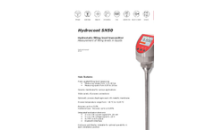 Hydrocont - Model SN50 - Fill Level Measurement Brochure