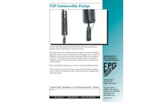 EPG - Model TSP - Submersible Pump - Brochure