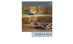 Mineral Processing, Mobile Plants - Brochure