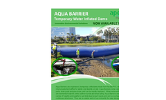 Aqua Barrier - Temporary Water Inflated Dams - Brochure