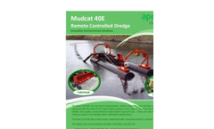 Model Mud Cat 40E - Remote Controlled Dredge - Brochure