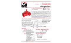 Cla-Val - Model 100G & 2100G - Deluge Valve - Engineering Data Sheet ??? US and Metric Units