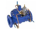 Cla-Val - Model 60-BY & 660-BY - Booster Pump Control Valve with High-Capacity Solenoid