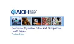 AIOH Position Paper Respirable Crystalline Silica (RCS)