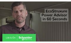 EcoStruxure Power Advisor in 60 Seconds - Schneider Electric - Video
