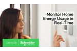 How to Save Energy with Wiser Energy: Residential Home Power Monitor - Schneider Electric - Video