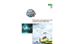 Rainwater Management and Surface Water Treatment Brochure