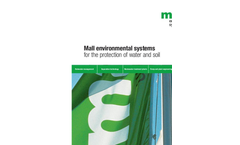 Mall Environmental Systems for the Protection of Water and Soil Brochure