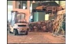 Solid Waste Transfer Station for MSW, MAC 112 Baler, Monmouth, New Jersey, USA Video