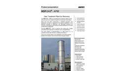 HOFGAS - Model APM - Gas Treatment Plant for Recovery Brochure