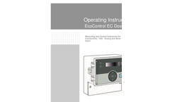 EcoControl - Model EC Dos Desalt - Conductivity Measuring Instrument Brochure