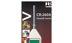 Cirrus - Model CR:260A Series - Sound Level Meters - Brochure