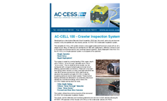 AC-CELL - Model 100 Crawler - Stand Alone Remote Visual Inspection (RVI) Tool Brochure