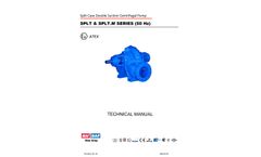 SPLT & SPLT.M Series 50 Hz Split Case Double Suction Centrifugal Pump - Technical Manual