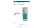TEGAM - Model 911B, 912B - Thermocouple Thermometers - Manual