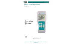 TEGAM - Model 911B, 912B - Thermocouple Thermometers - Manual