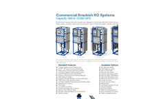 Pure Aqua - Model RO-200 Series - Commercial Reverse Osmosis RO Systems Brochure