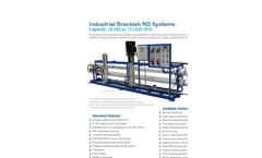 Pure-Aqua - Model RO-400 - Industrial Reverse Osmosis RO Systems Brochure