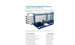 Pure Aqua - Model SWI - Industrial Seawater Reverse Osmosis Desalination Systems Brochure