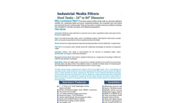 MF-1000 Series Industrial Steel Tank Media Filter Brochure (PDF 273 KB)