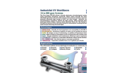 UVI-200 Series Industrial UV Sterilizers Brochure (PDF 204 KB)