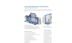 Commercial Reverse Osmosis Systems RO-300 Series 