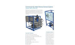 Commercial Sea Water Reverse Osmosis SWC Series 