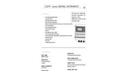 LDPH Series Control Instruments Datasheet