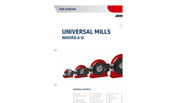 Rekord - Model Series A to D - Universal Impact Mills - Datasheet
