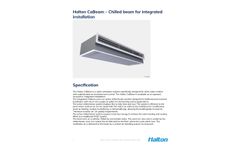  Halton CaBeam – Chilled Beam for Integrated Installation - Data Sheet