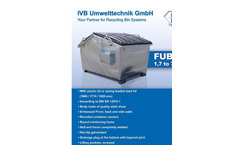 Model FUB 1,7 – 7,5 M3 - Front End Loaded Container - Brochure