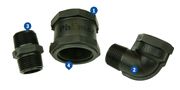 Polypropylene Threaded Fittings