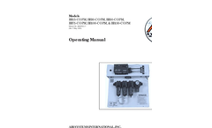 Air Systems - Model BB50-COPM - Breathing Air Panel Mount Systems  Manual