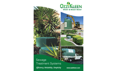 Ozzi Kleen - Model RP10 - Household Sewage Treatment System Brochure