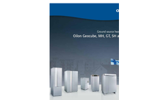 Oilon Geocube, MH, GT, SH and RE - Ground Source Heat Pumps Brochure