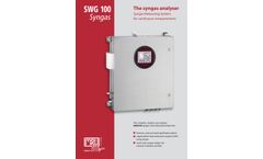 MRU - Model SWG 100 Syngas - Stationary Analyzer - Brochure