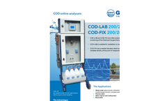 COD-LAB/COD-FIX - Model 200/2000 - COD Analysers  Brochure
