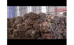 Recycling - Waste Treatment - Sorting Plant for 100.000 Tonnes of Residential Waste - Video