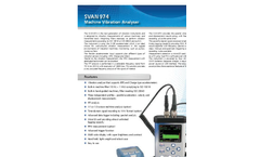 SVAN - Model 974 - Vibration Level Meter and Analyser Brochure