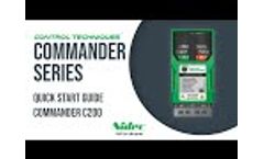 Commander C200 Quick Start Guide | CONTROL TECHNIQUES | NIDEC Video