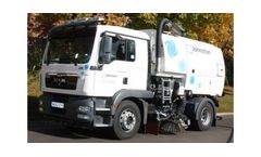 Johnston Sweepers - Model VS801 - Truck Mounted Road Sweeper