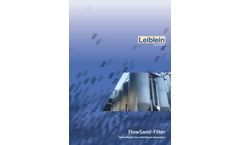 Leiblein - Flow Sand Filter - Brochure
