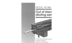 Model 797.380 Out of Stack Diluting Sample Brochure (PDF 348 KB)