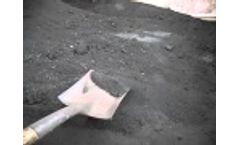 VacuDry typical oily waste cleaned solids - Video