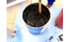 VacuDry typical oily waste input 3 - Video