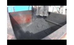VacuDry typical oily waste input 2 - Video