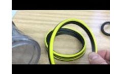 Trelleborg Pipe Seals. Din-Lock Installation, 110 mm. - Video