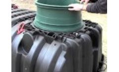 Installing a Septic Tank Riser on an Infiltrator Tank Video